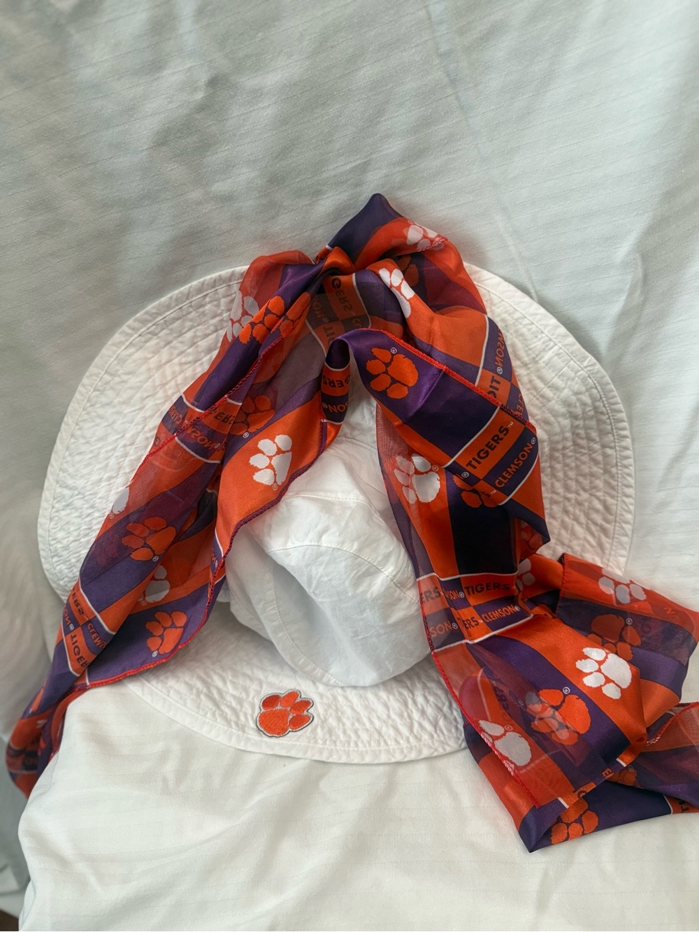 University Team Orange & Purple Scarf - Women's Accessory